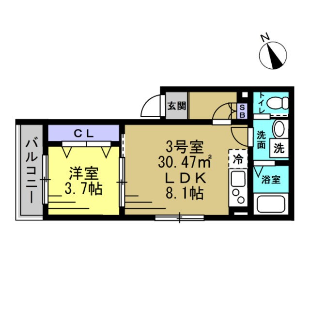 Lavage上本郷 間取り