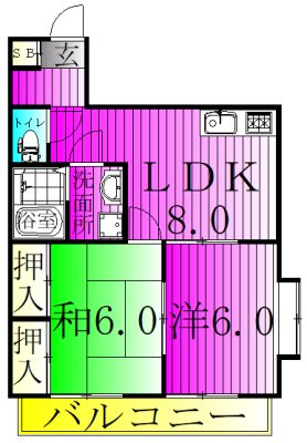 第一田口ビル 501号室 間取り