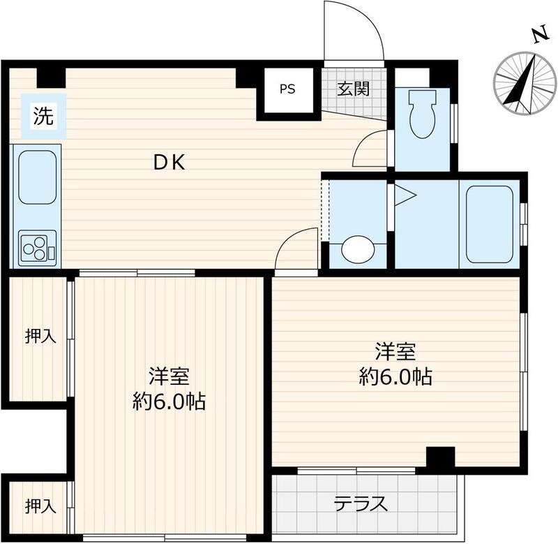 エステート立石 間取り図
