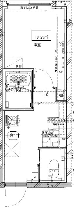 Cocoon北綾瀬 間取り図