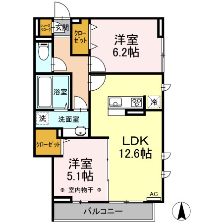 シトロンフレア５ 間取り図