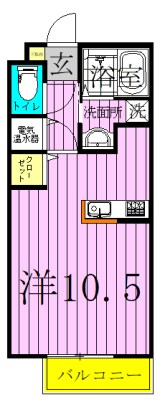 メゾンアトム 間取り図