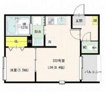 ハーモニーテラス栗原Ⅲ 間取り図