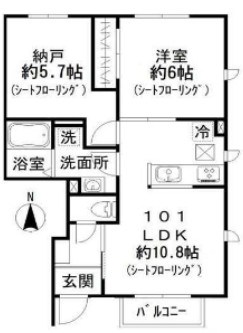 Kメゾン西亀有 間取り