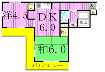 ジュネパレス柏第69 間取り
