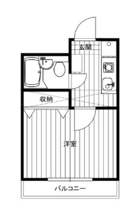 ジュネパレス新松戸第45 203号室 間取り