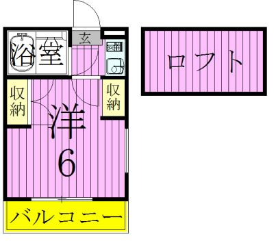 ジュネパレス新松戸第41 203号室 間取り