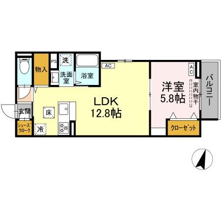 セレスティア西亀有 間取り図