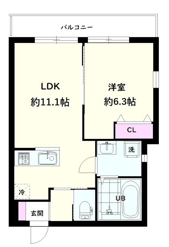 NSGATE江北1 間取り図