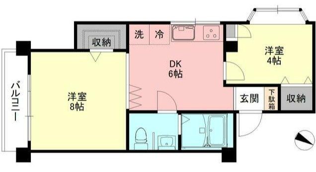 カシワ三都ヴィラ 301号室 間取り