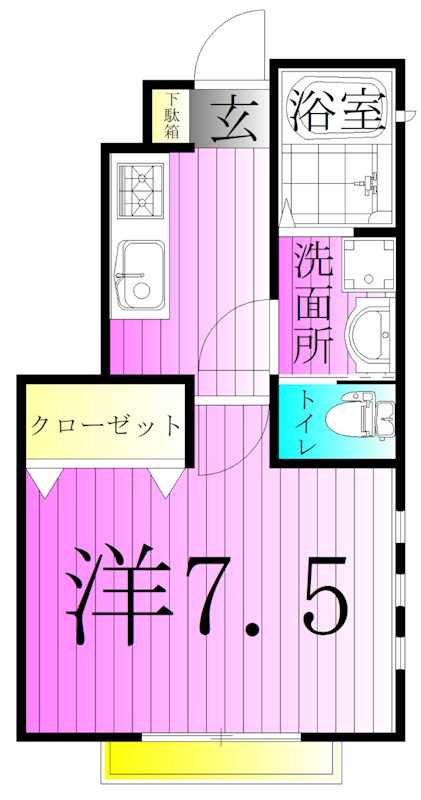 シルクコートB 間取り図