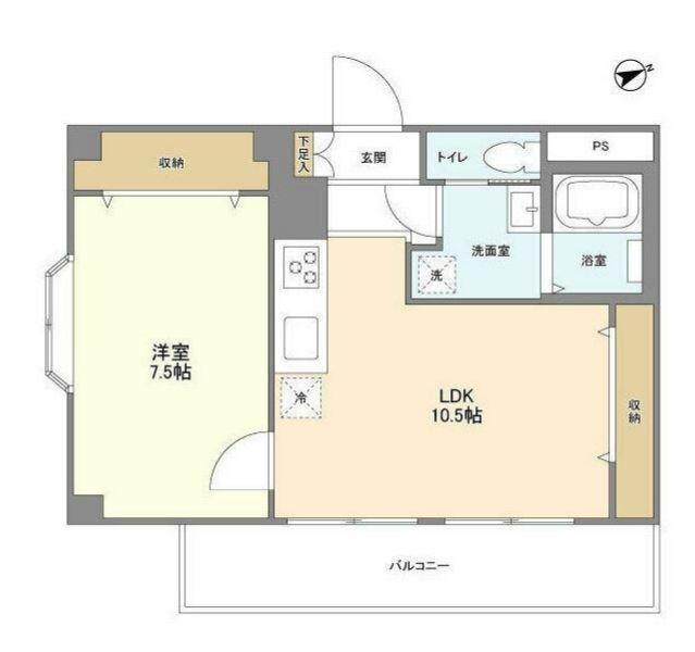メゾンピオニー大師前 間取り図