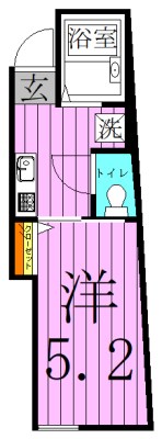 ロイヤルブルーゲート五反野 間取り