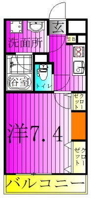 ＬＥＶＩＣＩＡ　ＢＬＤＧ．Ⅲ 間取り