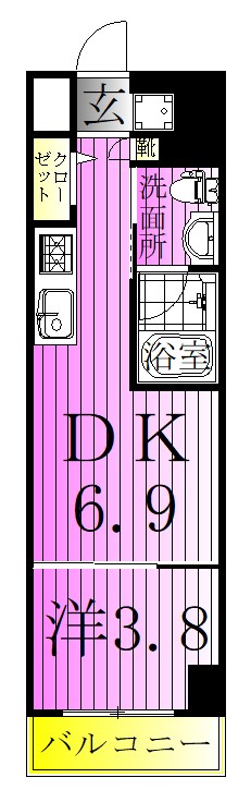 スパシエ千住大橋 間取り