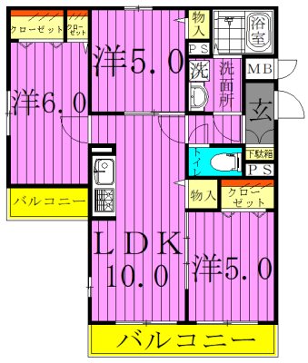 Ｌａ　Ｓｏｕｒｃｅ 間取り図