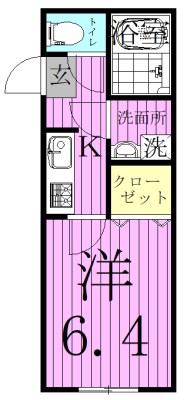 サンズパーク六実 間取り