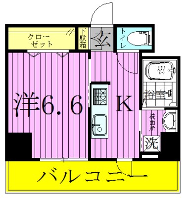 アビタ・ヴァン 間取り図