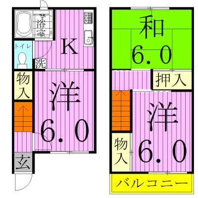 テラス松石Ｃ 間取り