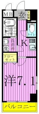 スカイガーデン 間取り図