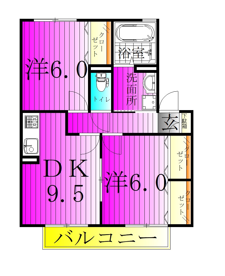 グリーンルーフ  間取り図