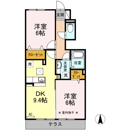 プランドールⅡ 間取り図