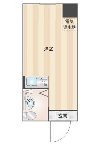 ダイヤモンドビル北千住 間取り図
