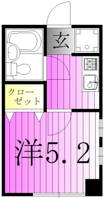 AN町屋ハイツ 間取り図