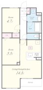 Casa Albero(カーサアルベロ)  間取り