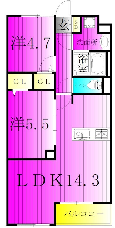 Casa Albero(カーサアルベロ)  間取り