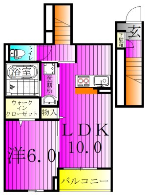 ベル・コリーヌＢ 間取り
