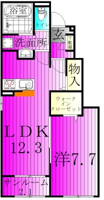 グランツⅠ 間取り