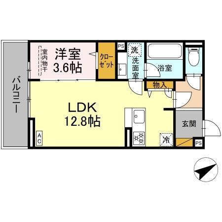 リオ　ポンテ 203号室 間取り