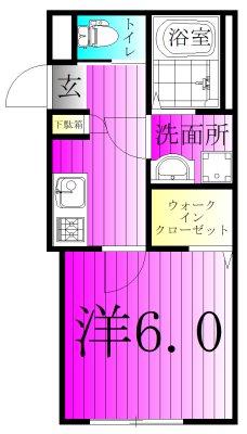 KEIAI RESIDENCE 北柏 103号室 間取り