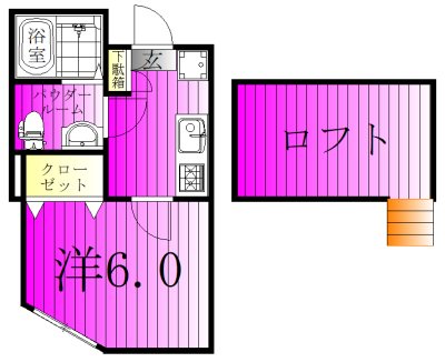KEIAI RESIDENCE 北柏 201号室 間取り
