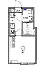 KEIAI RESIDENCE 北柏 202号室 間取り