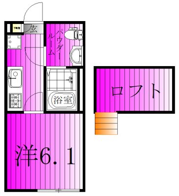 KEIAI RESIDENCE 北柏 202号室 間取り
