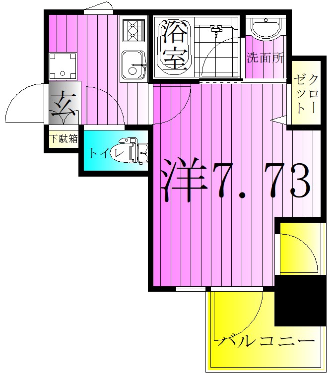 S-RESIDENCE綾瀬rivie 間取り