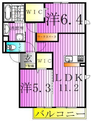 本根通 間取り