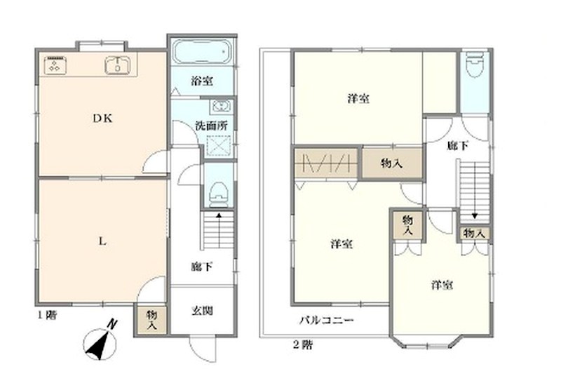 大井戸建 間取り