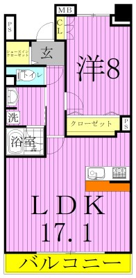 ロイヤルパークス新田 間取り