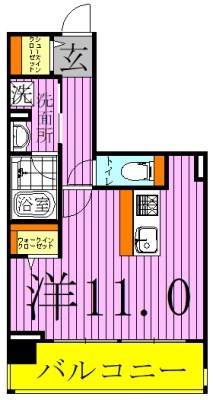 ロイヤルパークス新田 間取り図