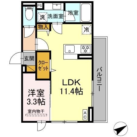 リオ　ポンテ 301号室 間取り