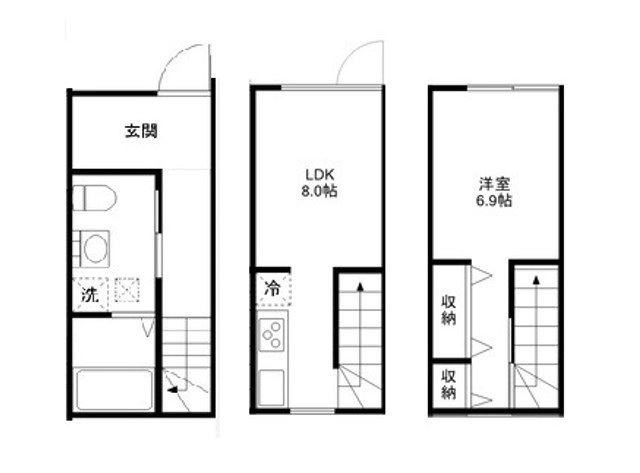 Mok Terrace北綾瀬  間取り