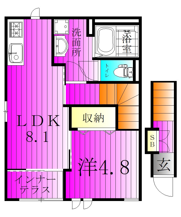 グランアサヒ 間取り