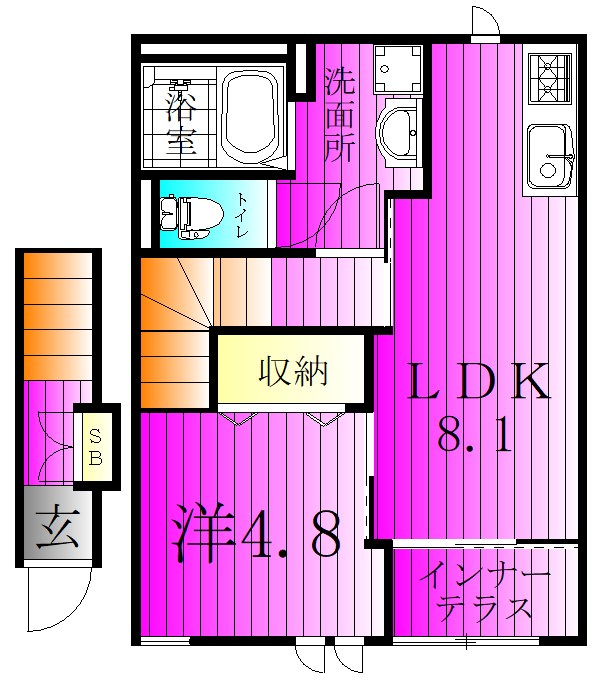 グランアサヒ 間取り