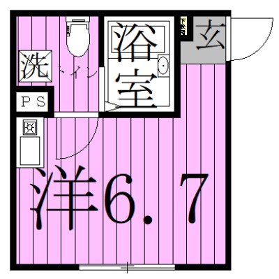COCOFLAT北千住North 間取り