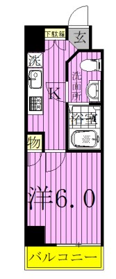 レーヴ　ドゥ　クレエ綾瀬 間取り