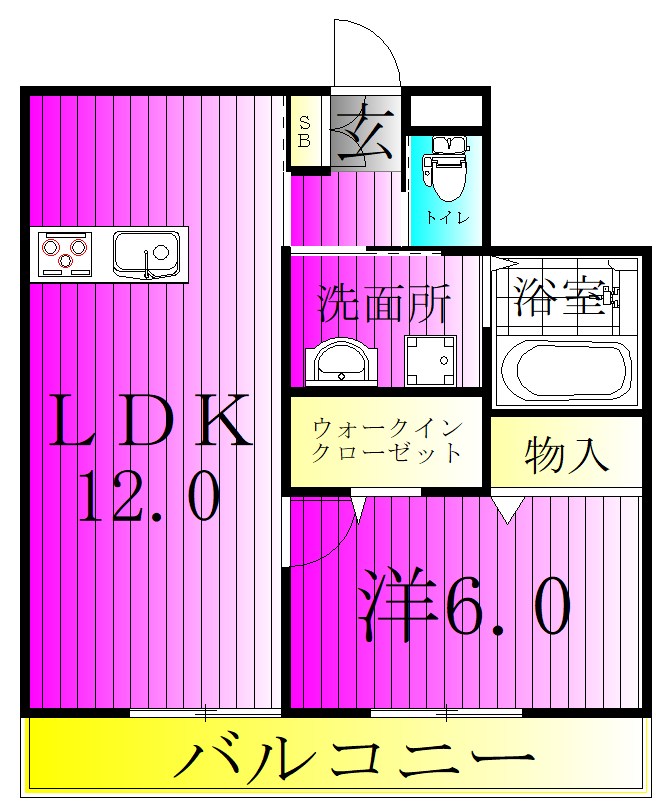 Pluslin Garden～プラスリンガーデン～ 102号室 間取り