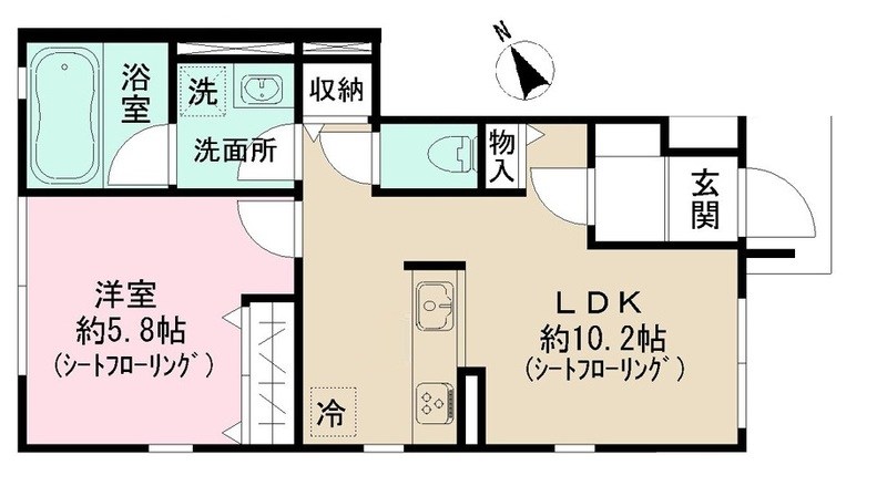 エテルナヤヨイ 101号室 間取り